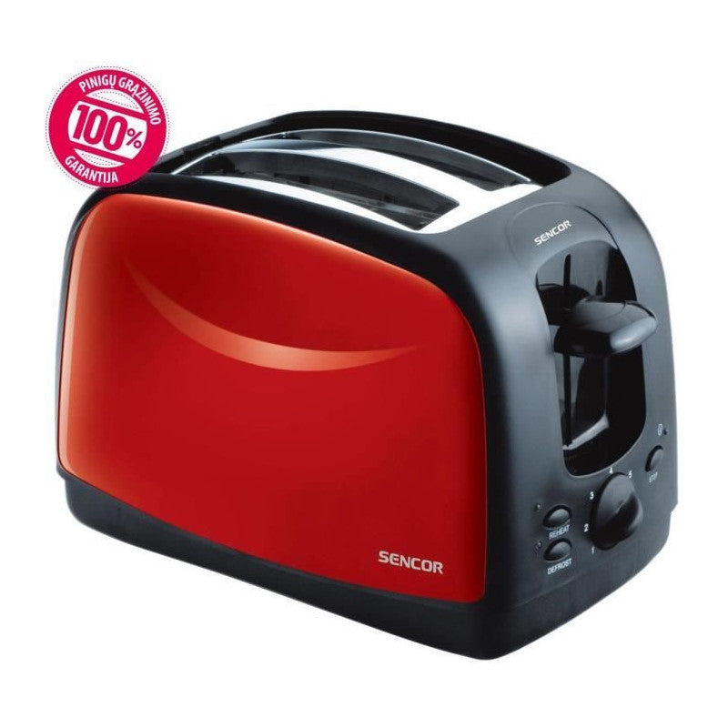 Grille-pain - Sencor - Sts 2652rd - 850 W - 2 Fentes - Noir / Rouge SENCOR - Mathon - 4