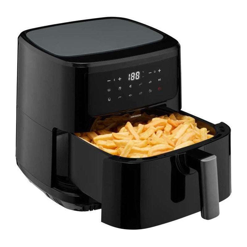 Friteuse A Air Chaud - Medion - 50072999 - 2150 W - Ecrant Tactile - 9 Programmes - Noir Medion - Mathon - 3