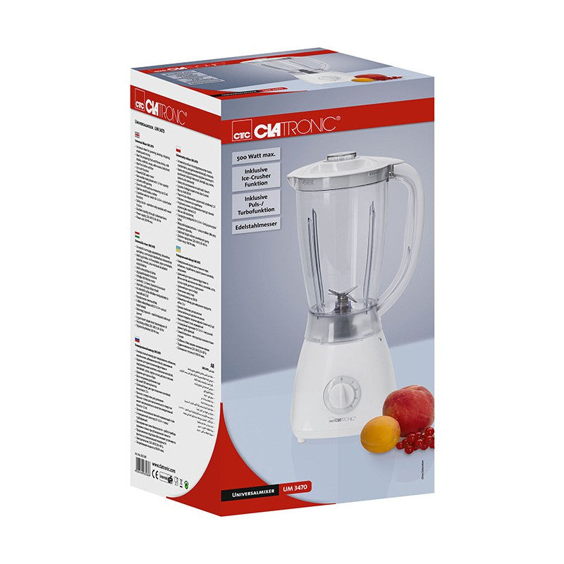 Blender Mixeur universel 1,5L 500W Clatronic UM 3470 Blanc Clatronic - Mathon - 5