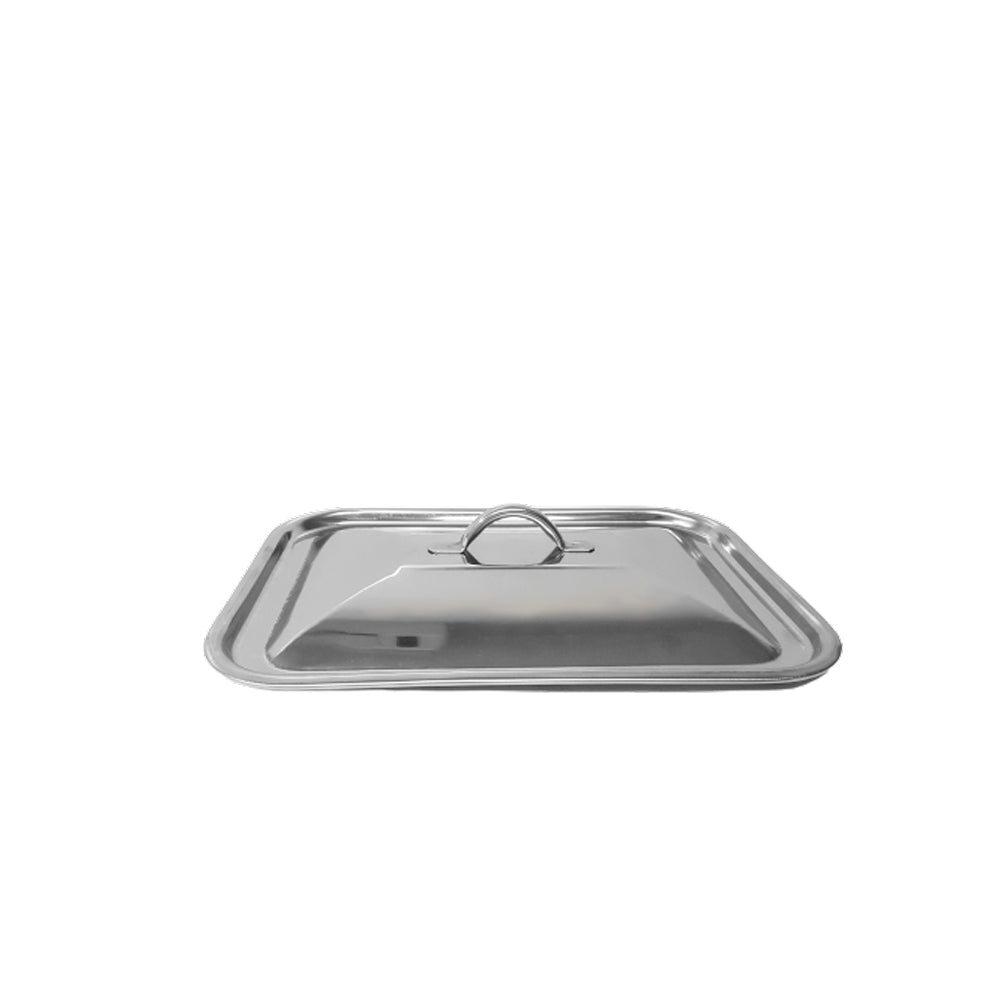 Couvercle inox pour plat 32x32 cm Steelpan - Mathon