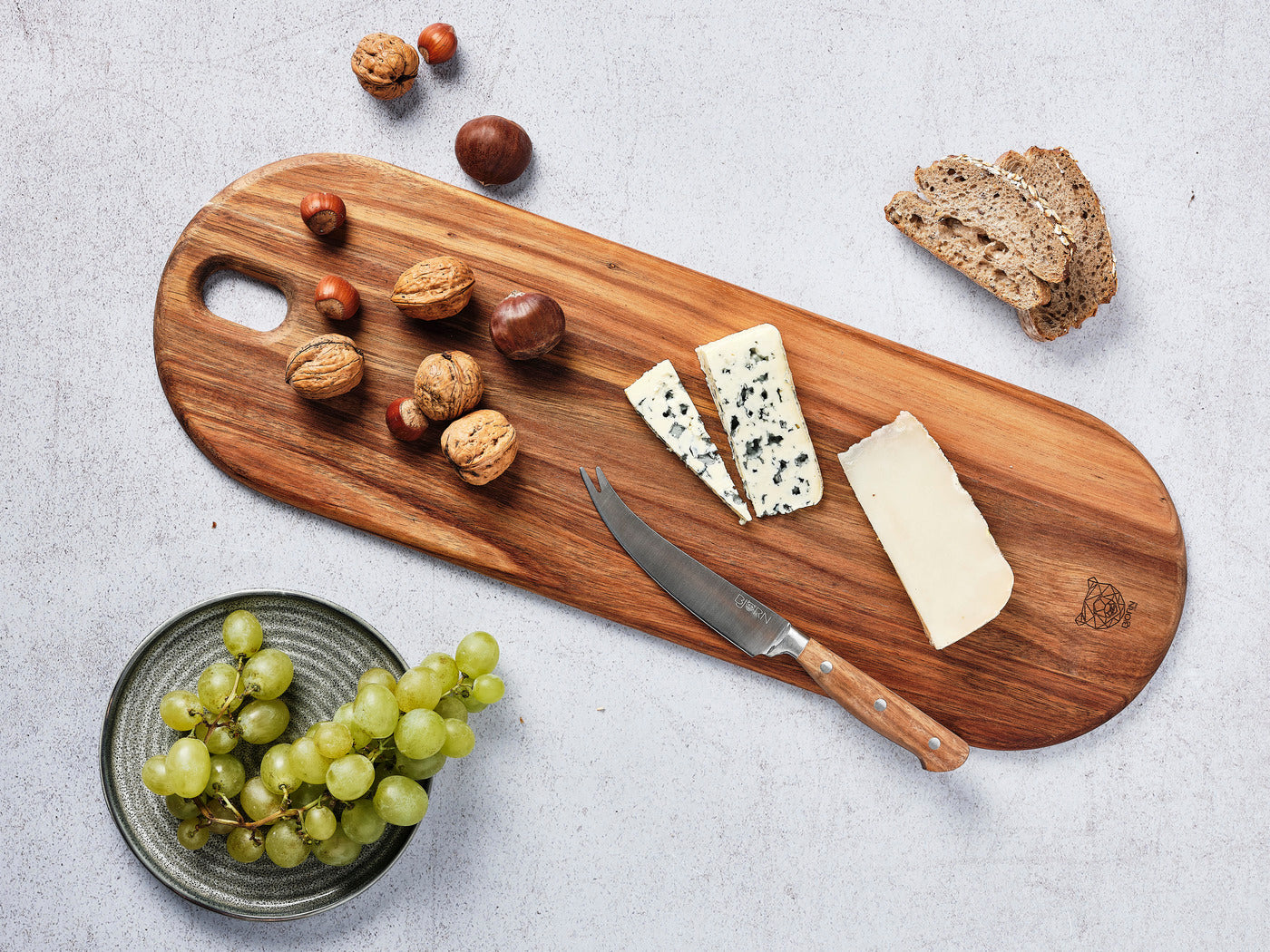 Lot de 1 planches en bois marron D Björn - Mathon - 2