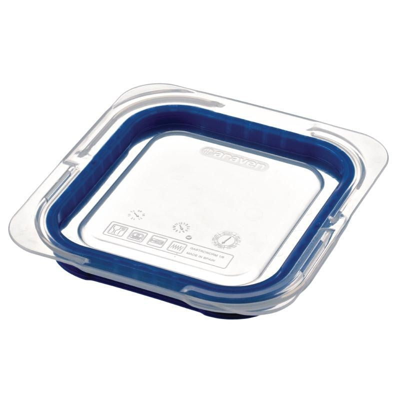 Couvercle Bleu ABS sans BPA - GN 1/6 - Araven - Mathon