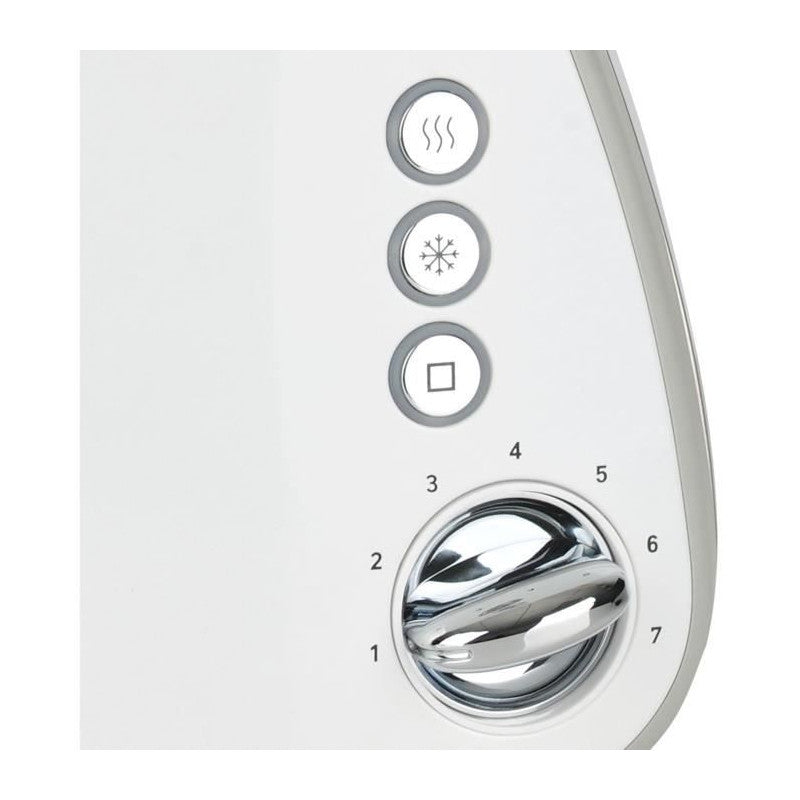Grille-pain -   - T02t1050w - 2 Fentes - 7 Niveaux De Puissance - Tiroir Ramasse-miettes - Blanc Brandt - Mathon - 5