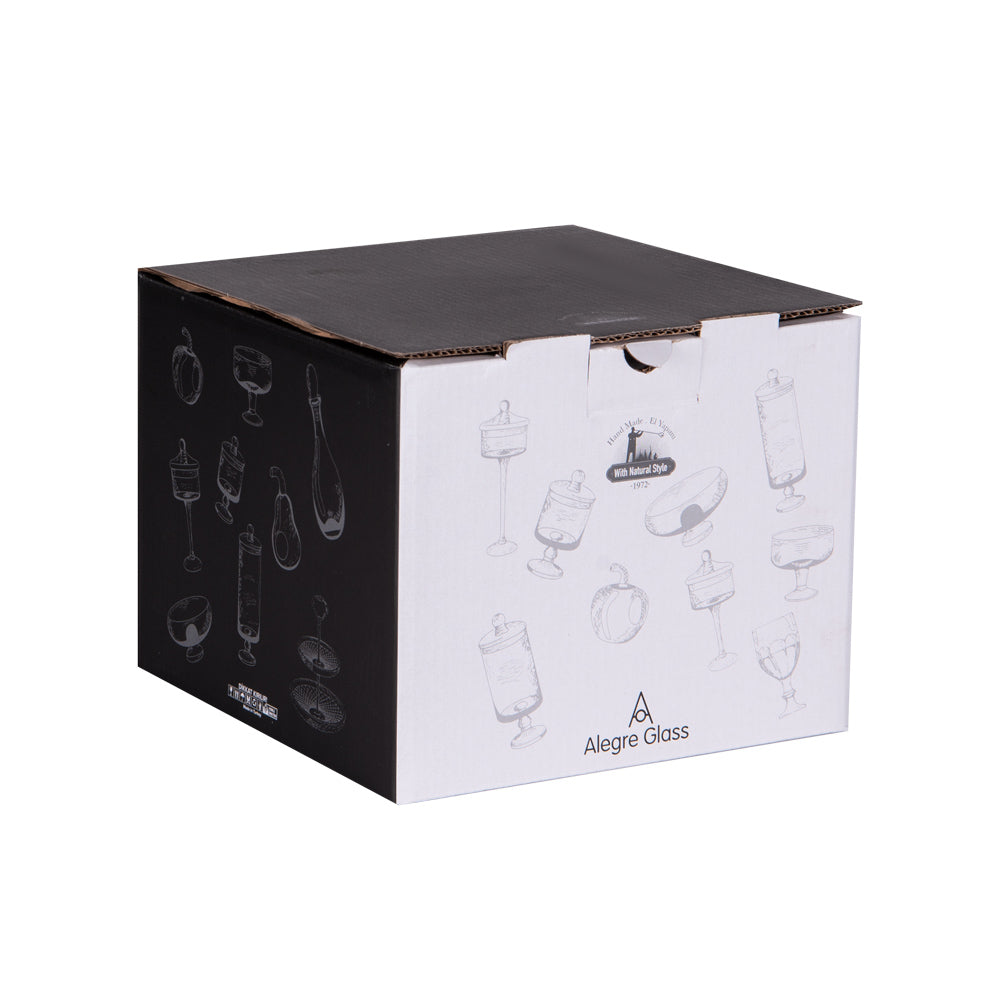 Coupe sur pied craquelé Noa 13x19 cm Table passion - Mathon - 2