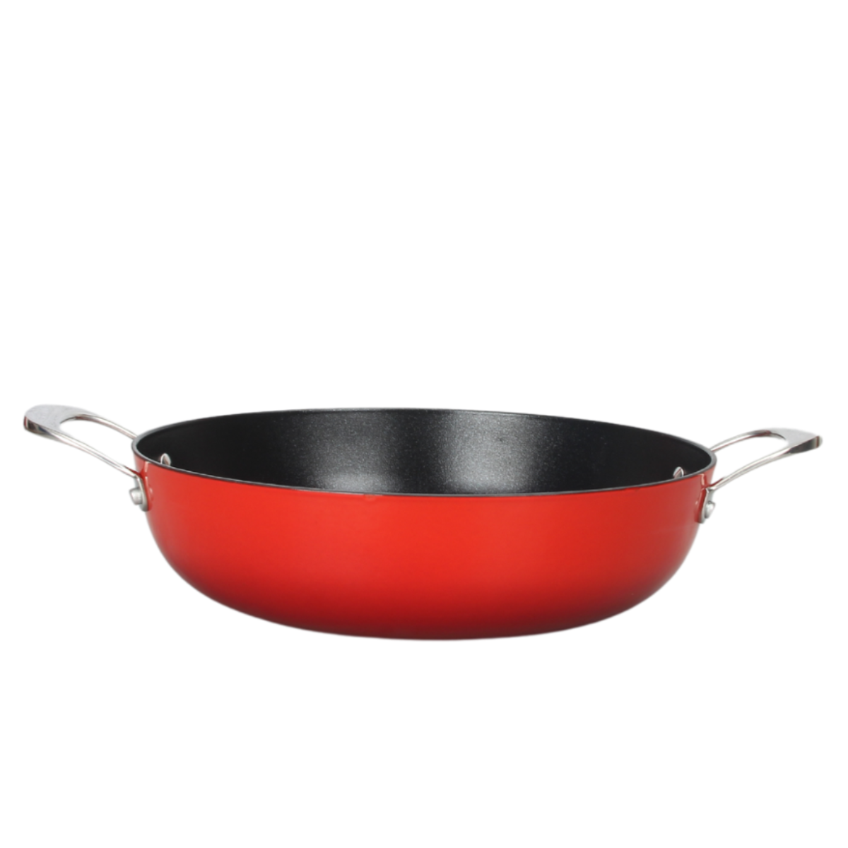 Sautoir rouge 32cm - "Red AirIron" Laguiole Cuisson - Mathon - 2