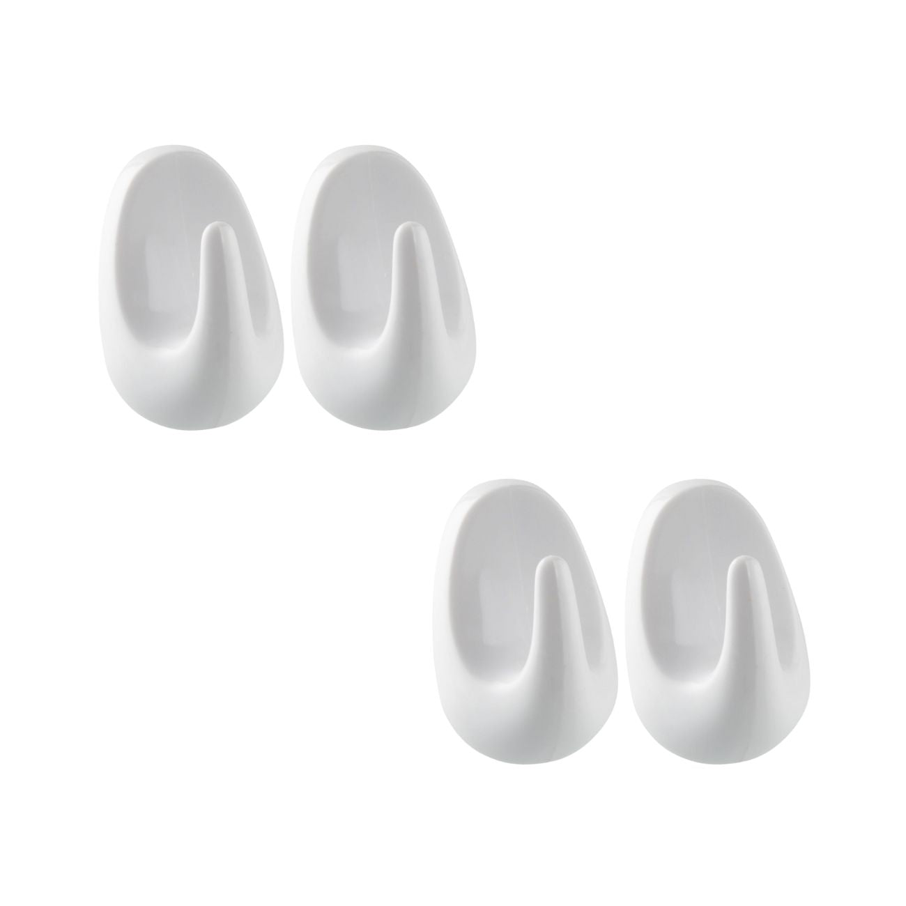 Ensemble de 4 crochets adhésifs universels  Tecno Fackelmann - Mathon - 1