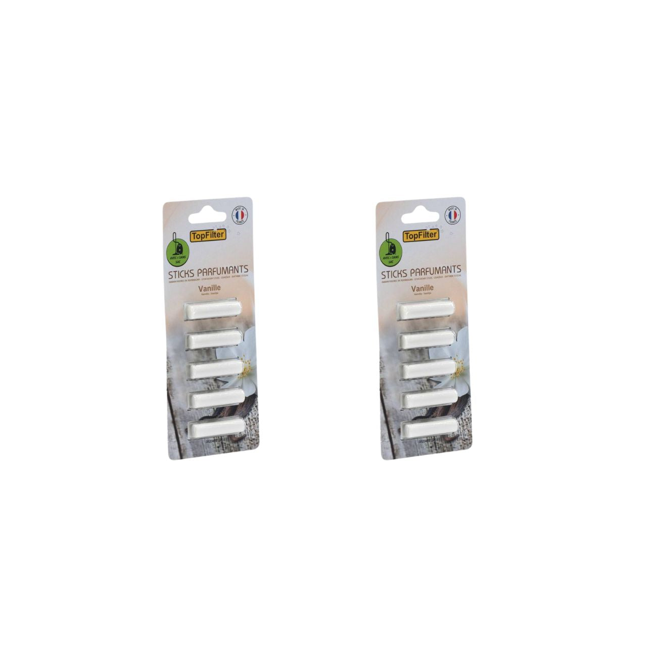 Ensemble de 10 parfums pour aspirateur en stick senteur vanille TopFilter TopFilter - Mathon - 1