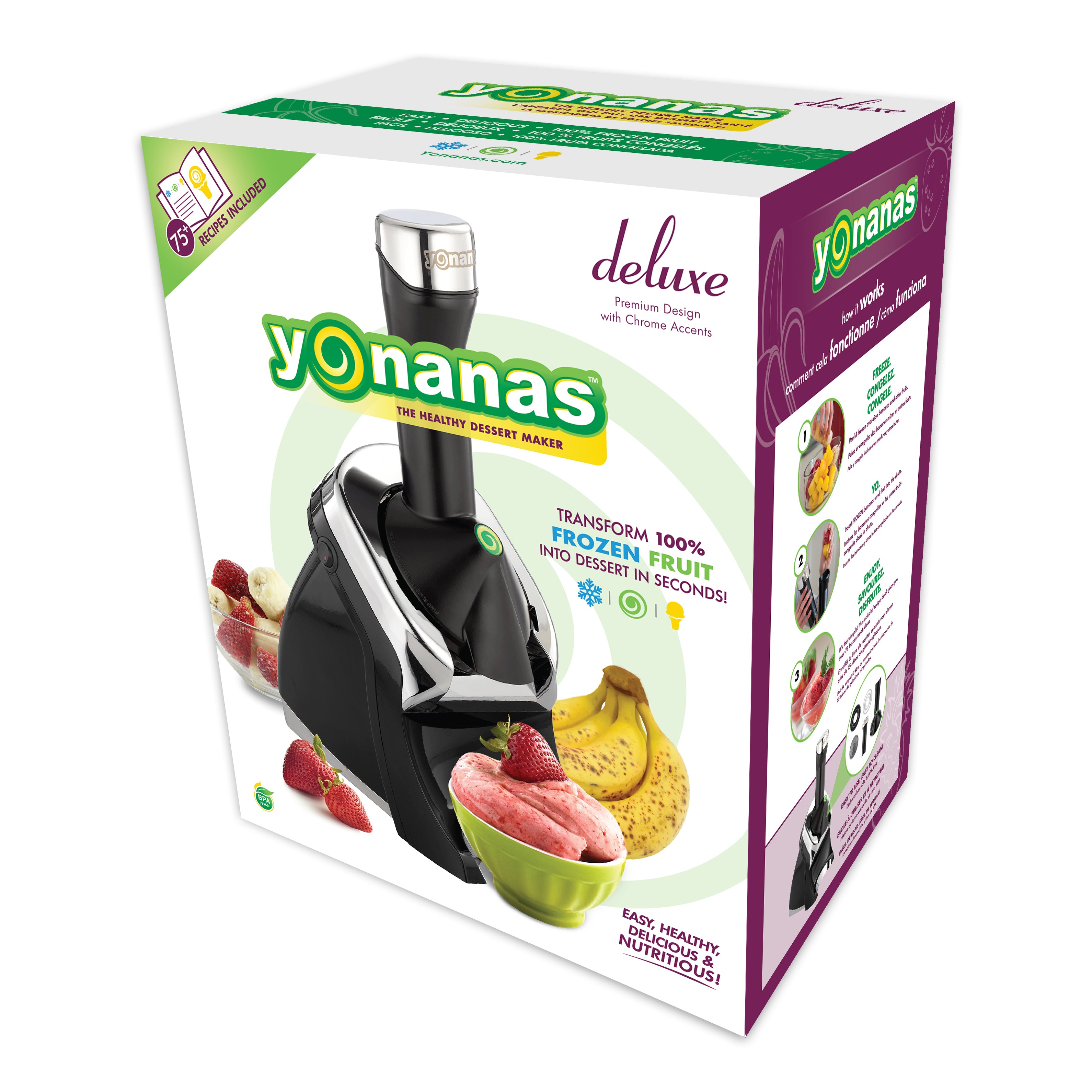 Machine à glace à partir de fruits surgelés - Modèle Elite Yonanas - Mathon - 3