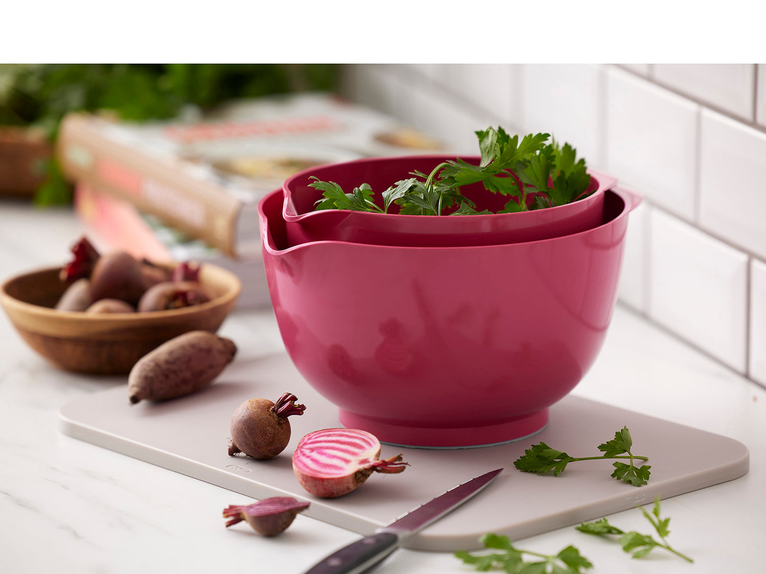 Set de bols 4 pces NEW MARGRETHE en durostima® Betterave Rosti - Mathon - 4