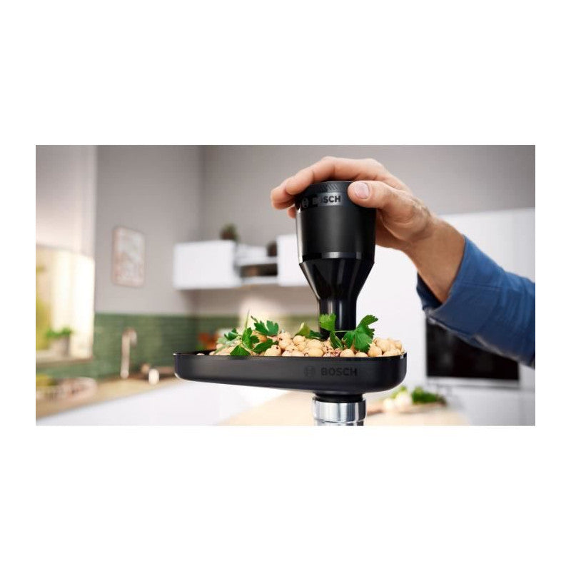 Hachoir A Viande Série 4 -   - Mfws430b - 3 Grilles De Hachoir - Marche Arriere - Noir Bosch - Mathon - 4