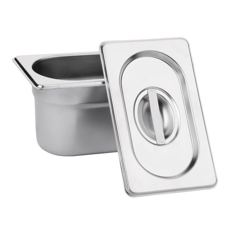 Couvercle Bac Gastro Inox GN 1/4 - Vogue - Mathon - 4