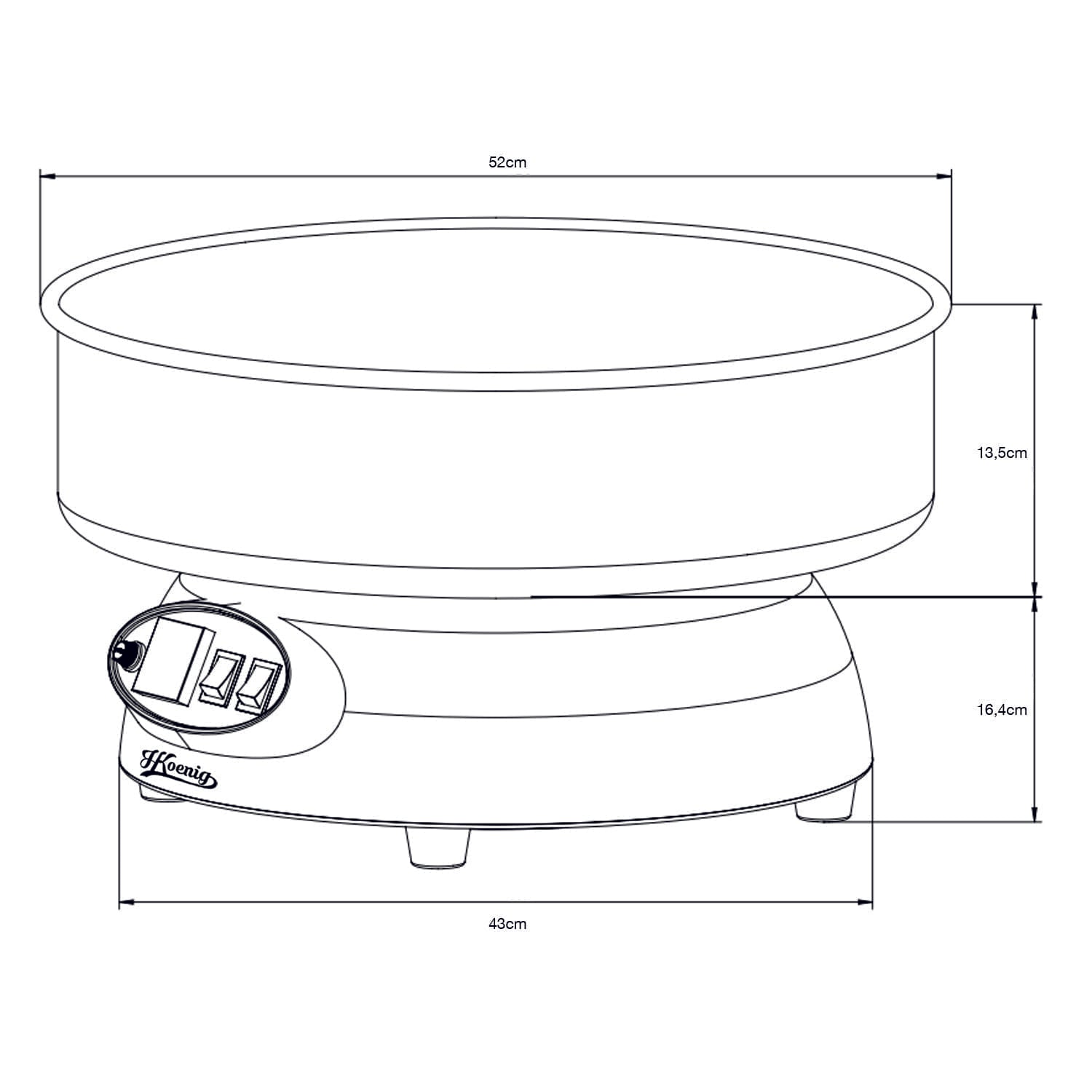 Machine à barbe à papa professionnelle - CIRCUS8 H.Koenig - Mathon - 7