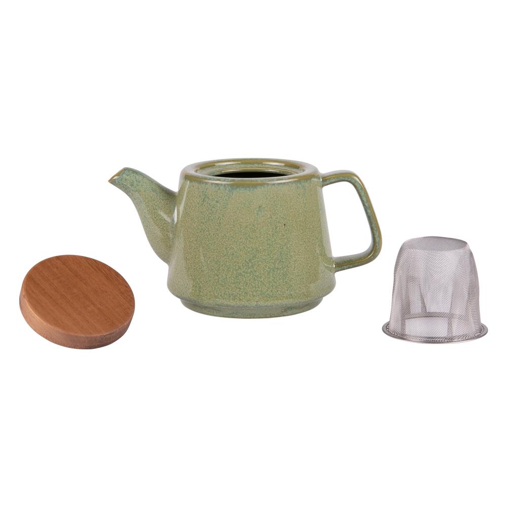 Théière avec filtre Kaito vert 0,9L Table passion - Mathon - 2