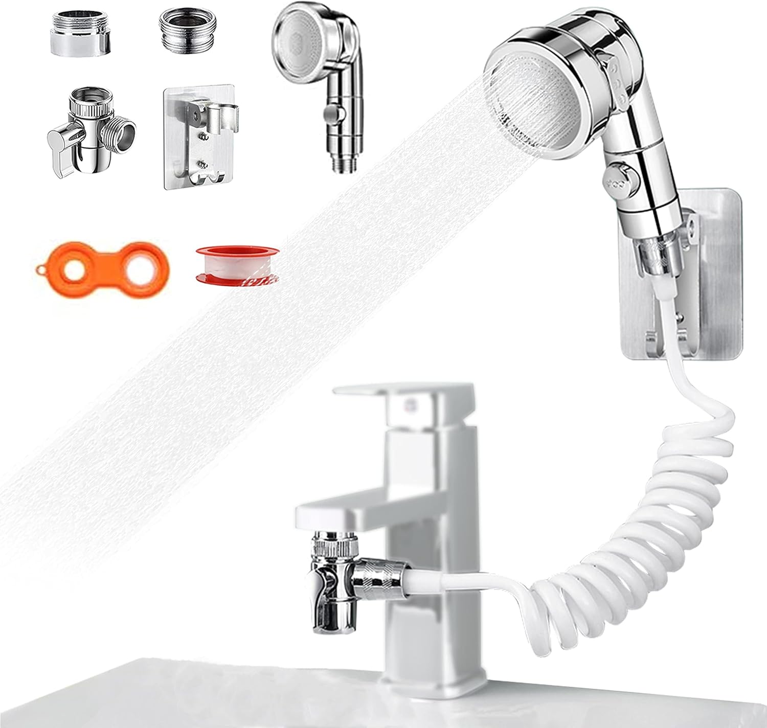 Douchette Bidet Extensible 3 Modes avec Tuyau 3 m Vendos85 - Mathon