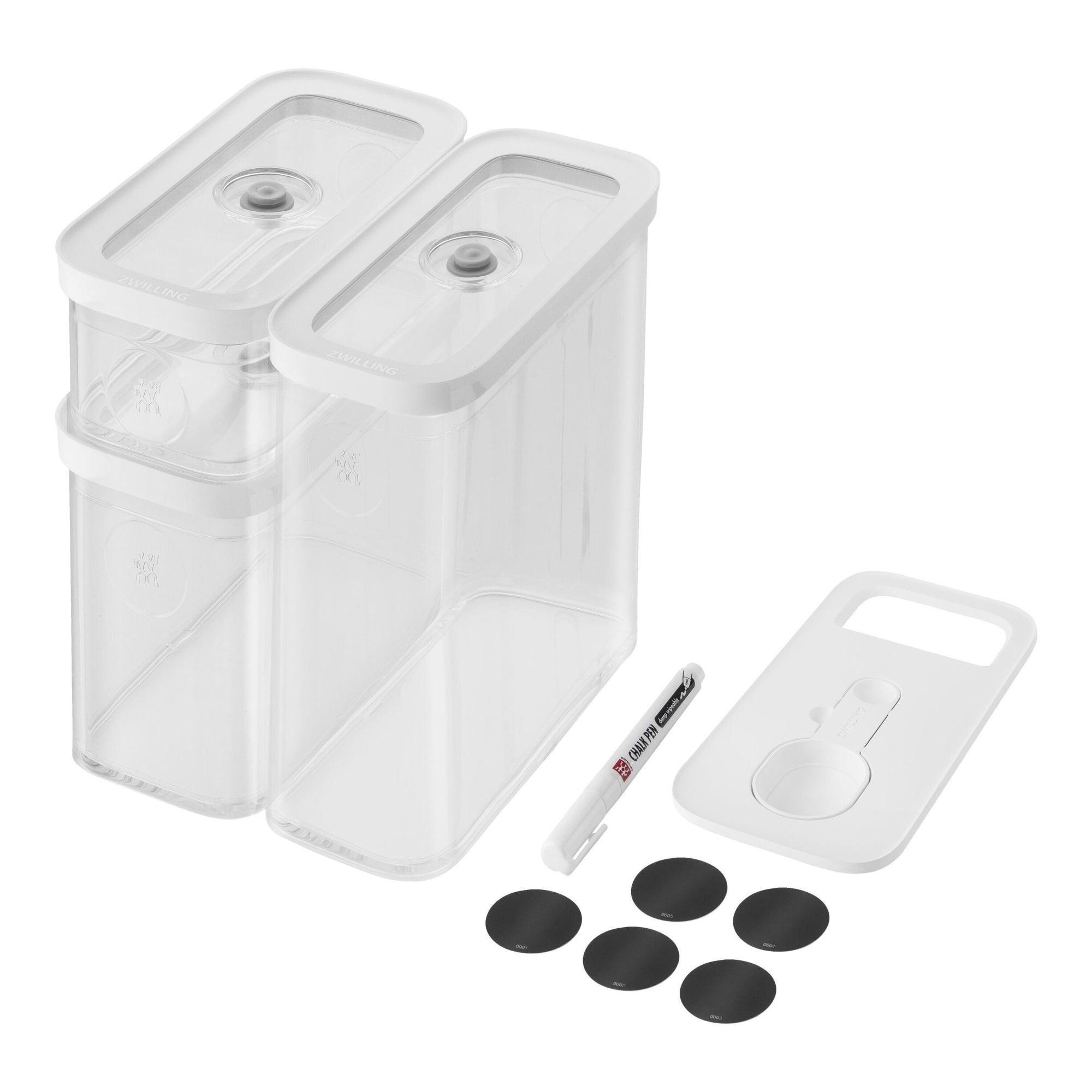 Set de démarrage sous vide 6 pièces,  CUBE S, pompe sous vide, cuillère doseuse, étiquettes NFC Zwilling - Mathon - 1