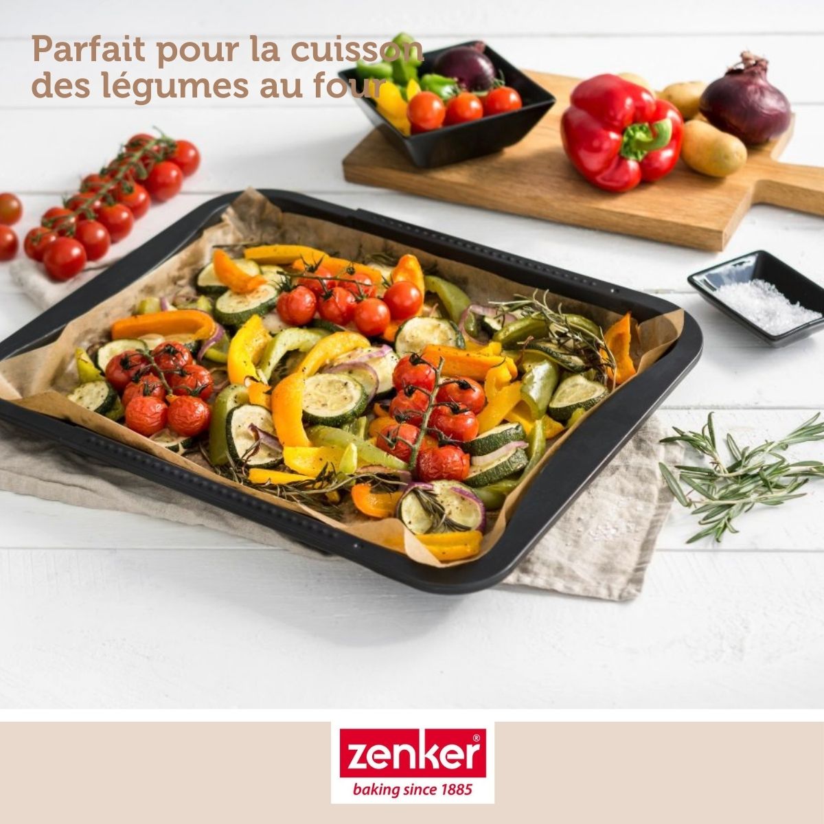 Plaque de four extensible de 35-52 x 32 cm Zenker Black Metallic Zenker - Mathon - 6