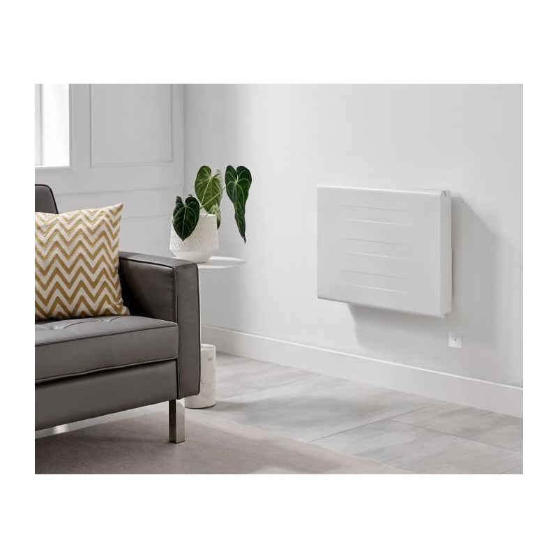 Radiateur électrique Fixe A Inertie Seche - Double Coeur De Chauffe - 1000 W - Oceanic - Blanc Mat -nf Oceanic - Mathon - 3