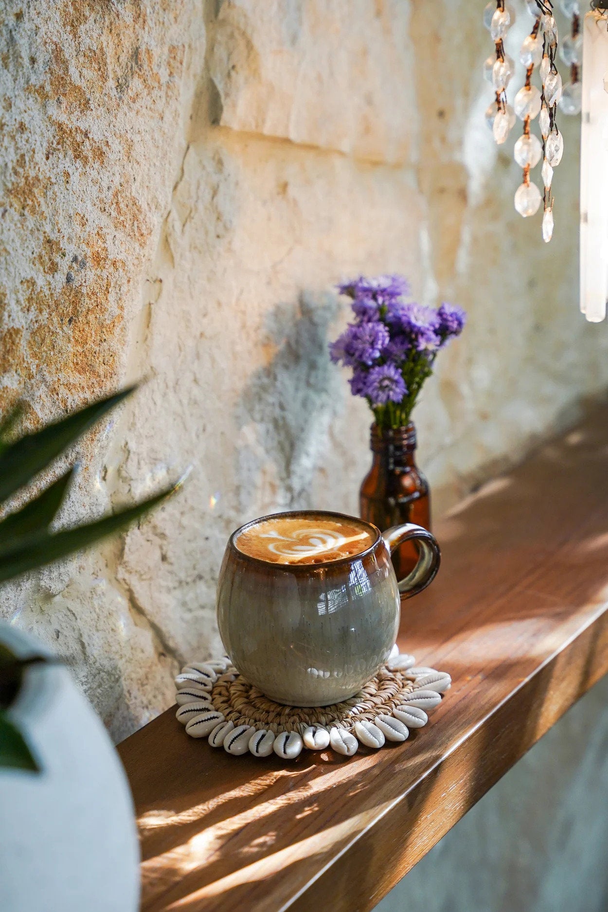 Le Sous-Verre Raffia Shell - Naturel Bazar Bizar - Mathon - 4