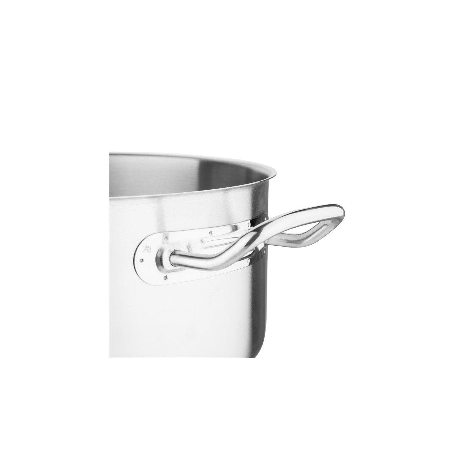 Faitout inox professionnel tous feux   7,5 litres Vogue - Mathon - 2