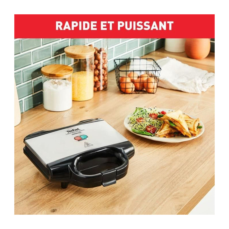 Croque-monsieur, Revetement Antiadhésif, Verrouillage Sécurité, Poignée Thermorésistante Sm155212 Tefal - Mathon - 5