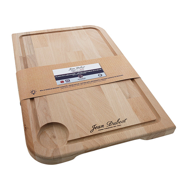 Planche à découper en bois de hêtre huilé 45 x 29 cm Jean Dubost - Mathon - 1