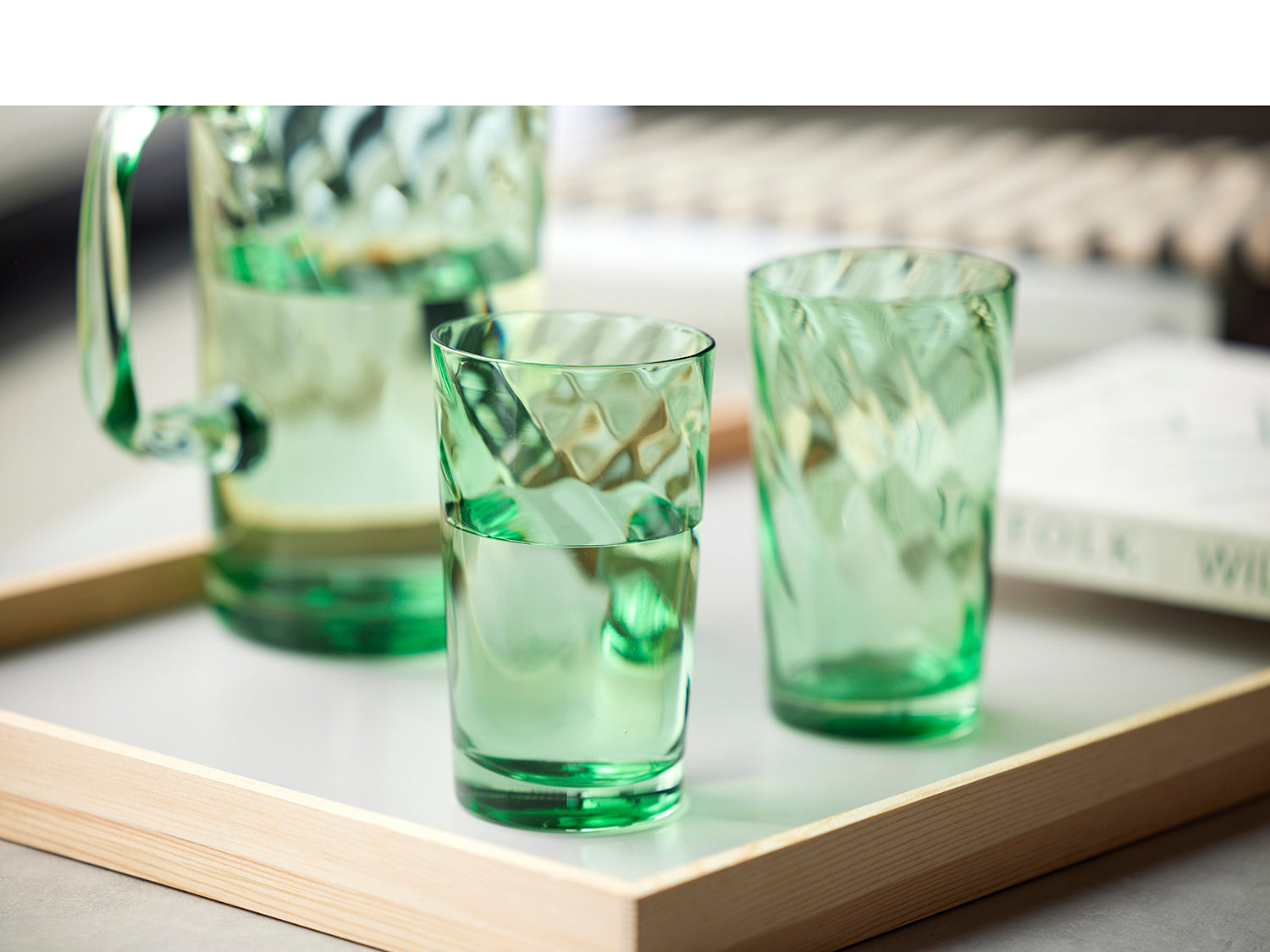 Set de 4 verres highball VIENNA Vert Lyngby Glas - Mathon - 8