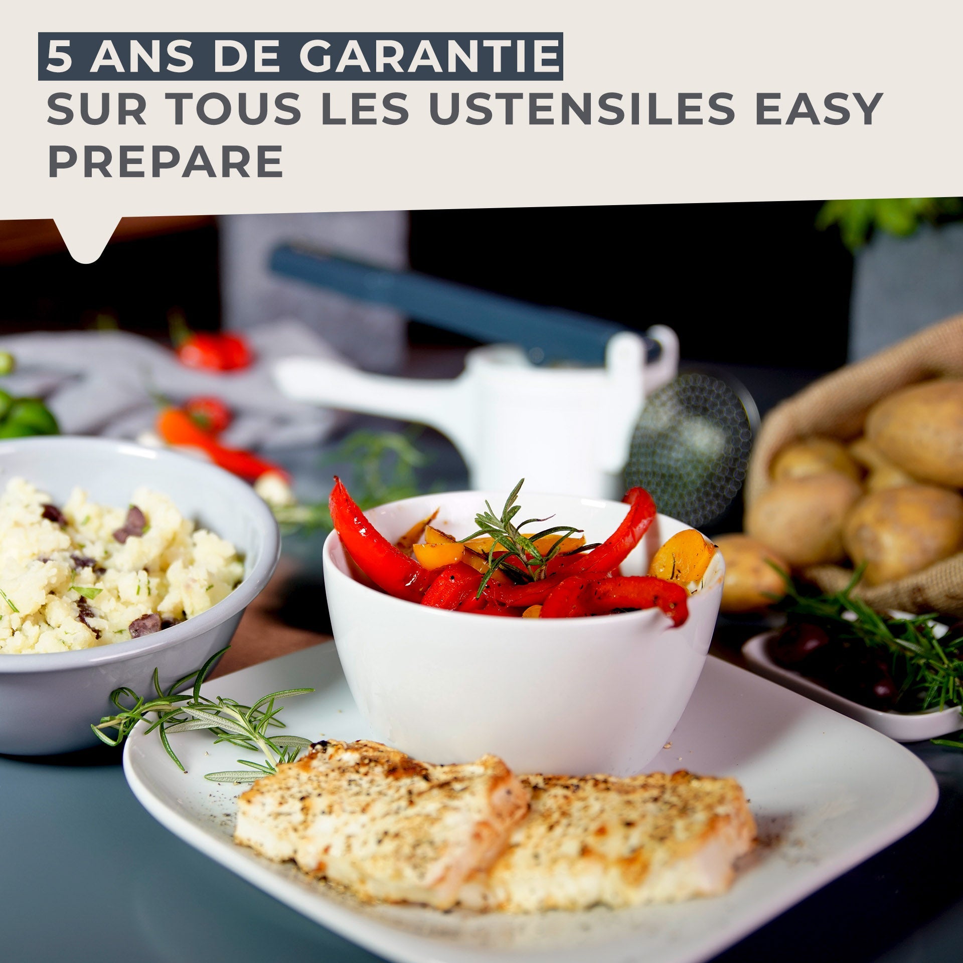 Presse purée et spaetzle manuel  Easy Prepare Fackelmann - Mathon - 7