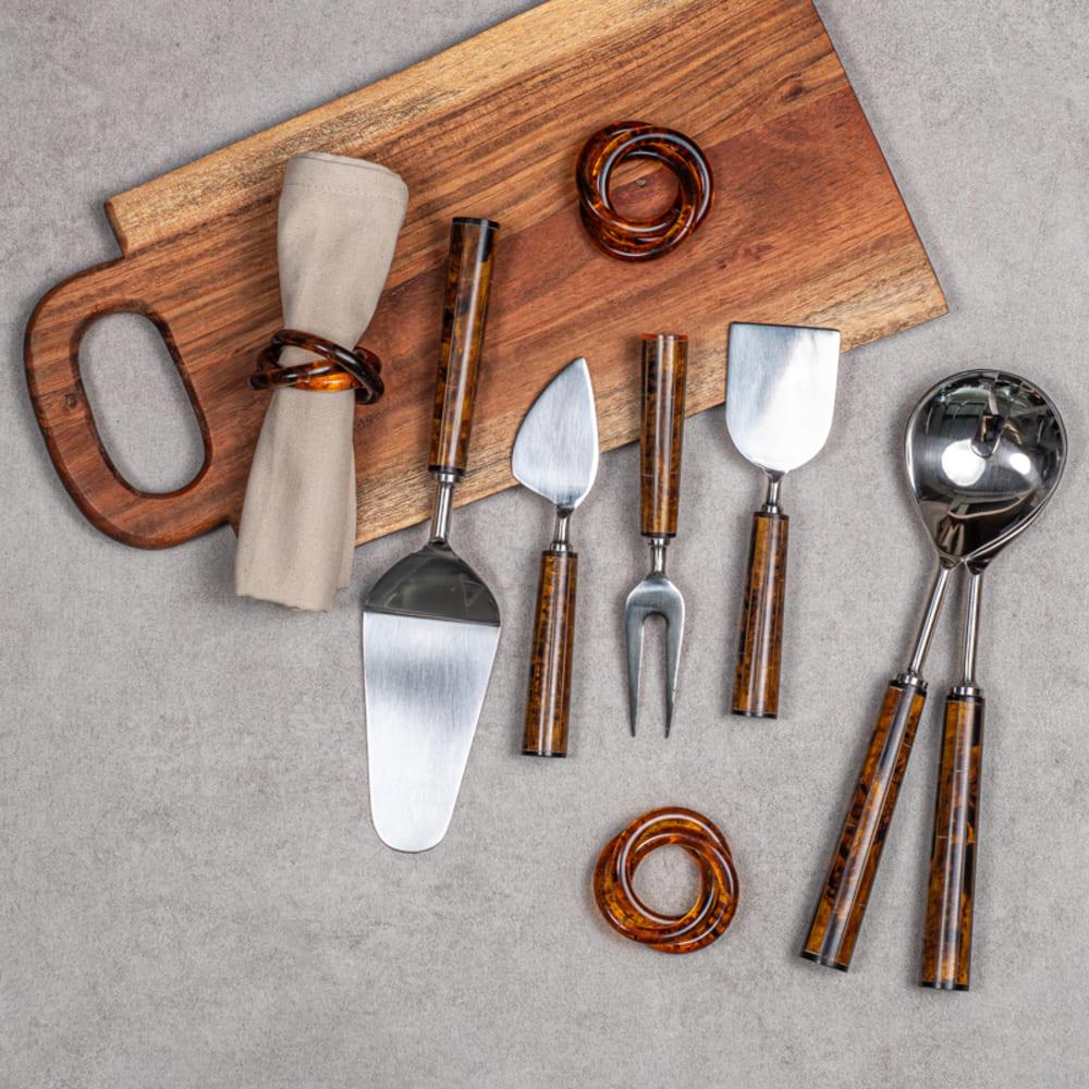 Service à fromage avec 3 couteaux Sabaï Table passion - Mathon - 3