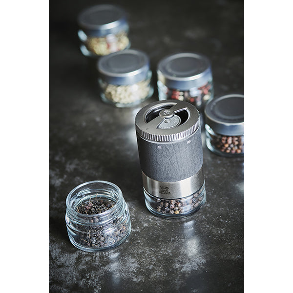 Coffret moulin à poivre Maestro à réservoirs interchangeables et 3 poivres Peugeot - Mathon - 4