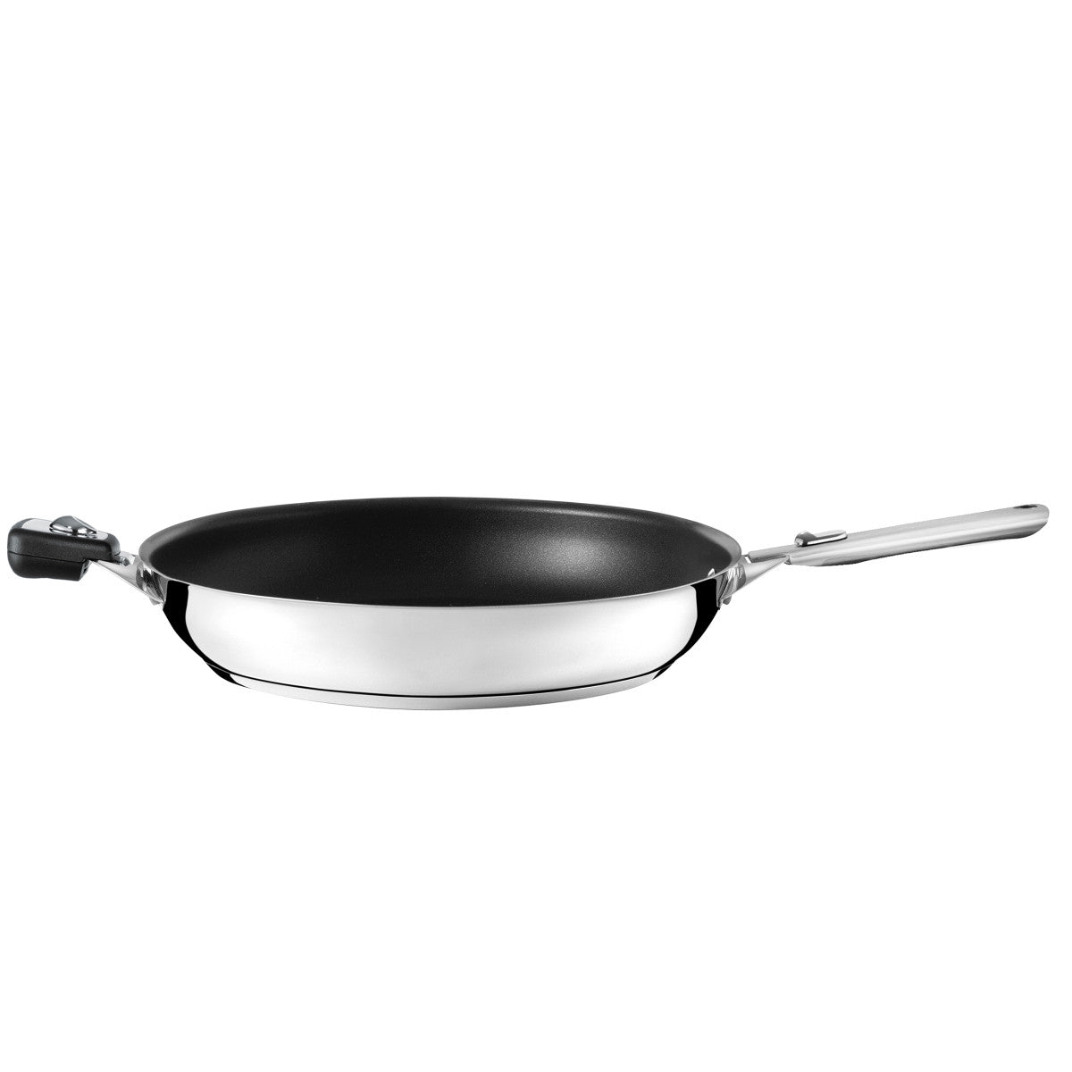 Eclipse - Set poêle 32 cm revêtement céramique avec poignée inox et anses amovibles Cuisinox - Mathon - 3