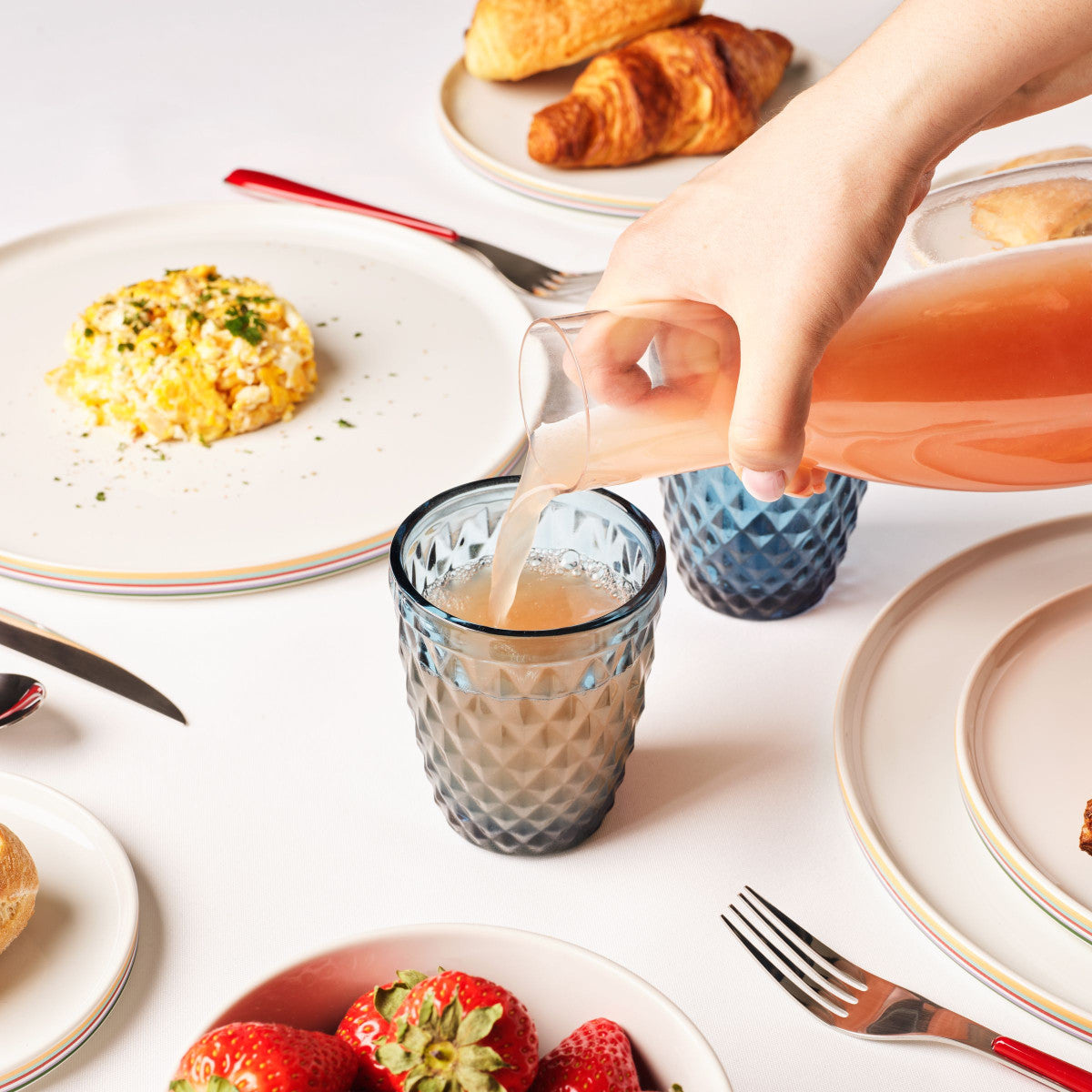 Diamond Bleu - 6 gobelets 22 cl Médard de Noblat - Mathon - 2