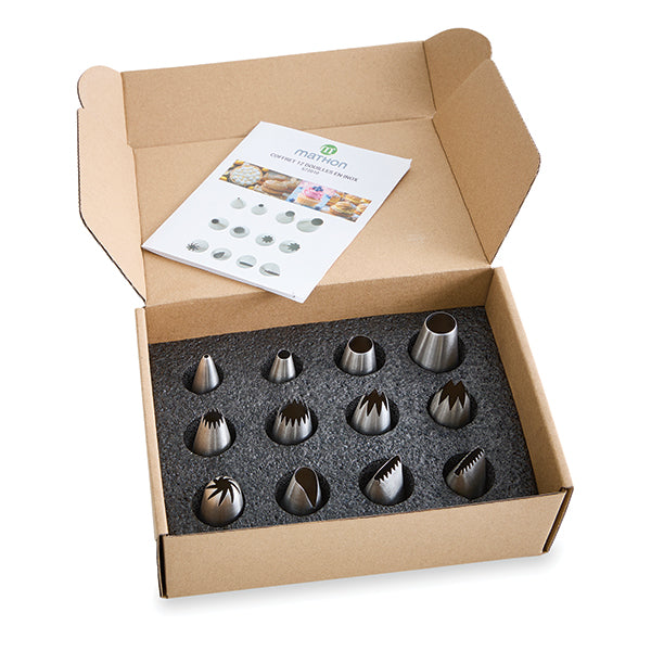Coffret 12 douilles inox Mathon - Mathon - 1