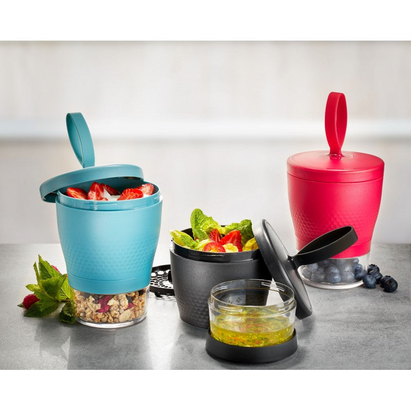 Snack box foodie - 570 ml & 185 ml - noire Gefu - Mathon - 4