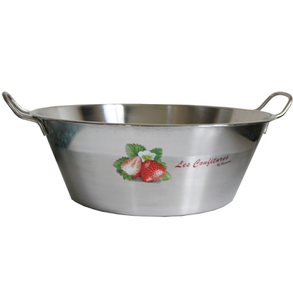 Bassine à confiture inox décoré 12 L Baumalu - Mathon - 2