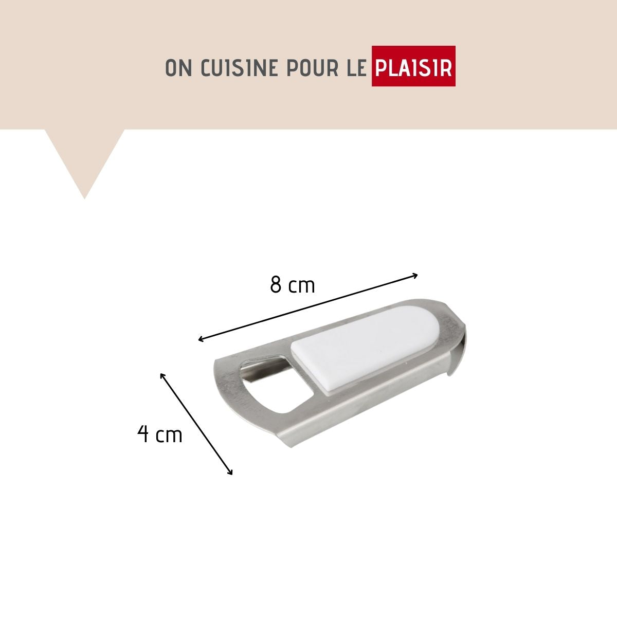 Décapsuleur et rebouche bouteille 2 en 1  Basic Fackelmann - Mathon - 3