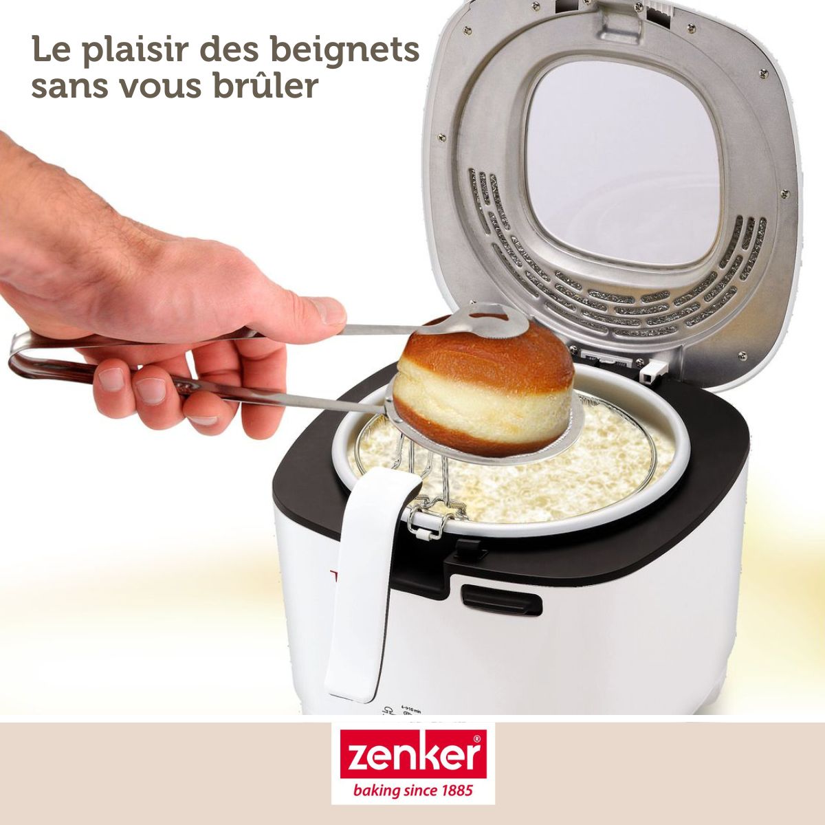 Service à bain marie et pince à friture pour beignets Zenker Smart Pastry Zenker - Mathon - 8
