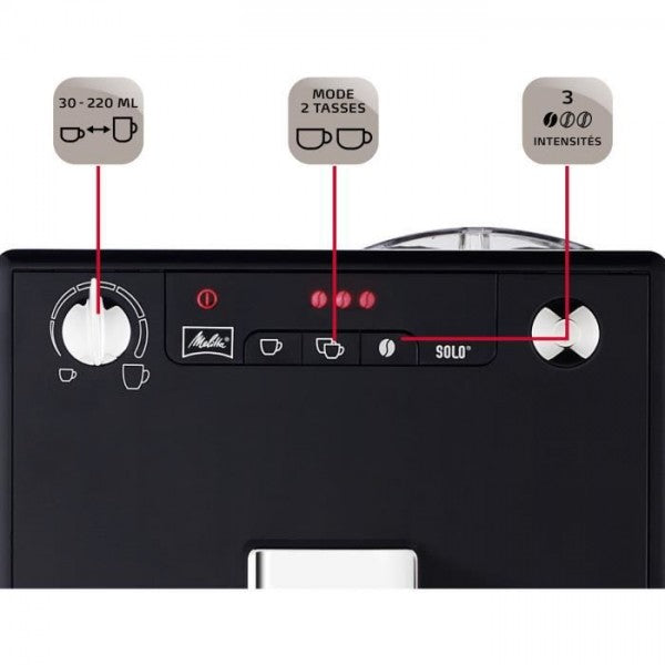 Machine A Cafe  Broyeur A Grain - Melitta - Solo - Noir Melitta - Mathon - 5