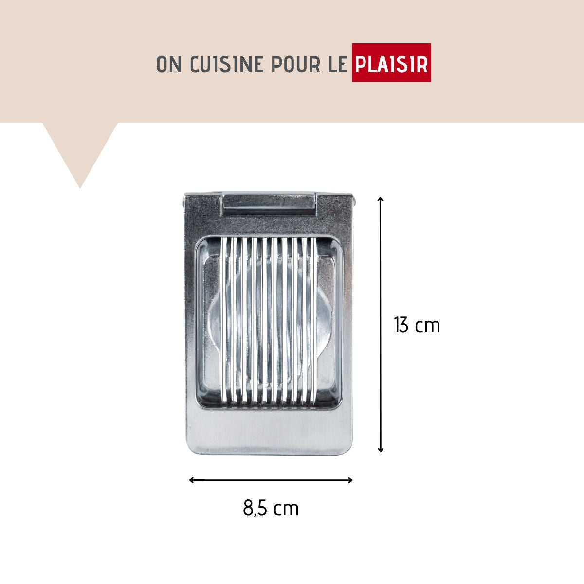 Coupe oeuf tranche en inox  Divers FM Professional - Mathon - 3