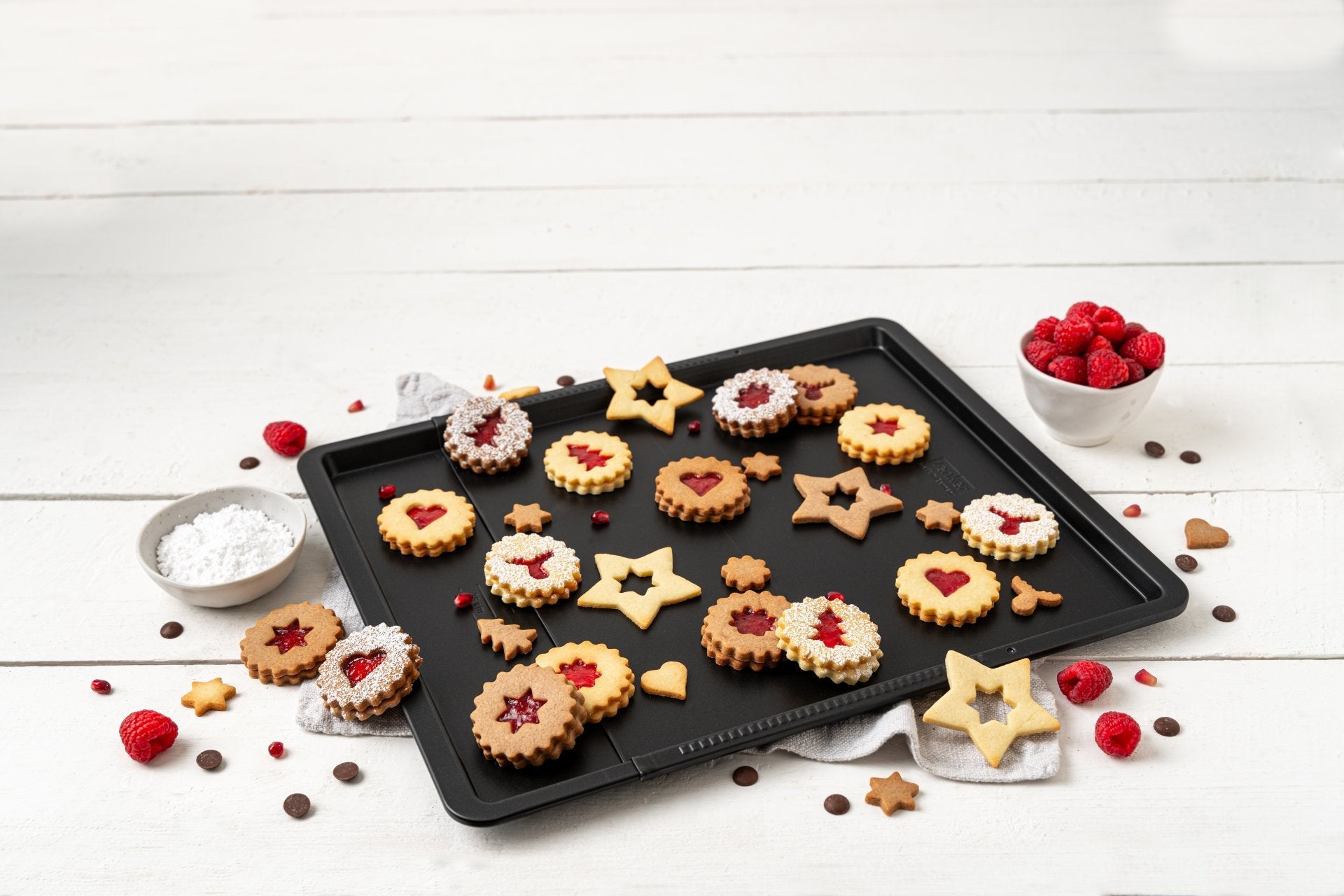 Plaque de cuisson four extensible de 37 à 52 cm Zenker Perfect Black + Zenker - Mathon - 2