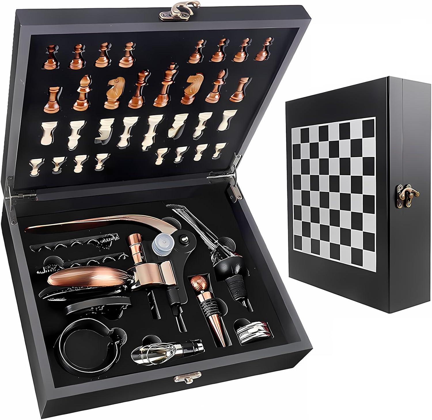 Tire-bouchon vin Coffret Cadeau en Bois Vintage Vendos85 - Mathon