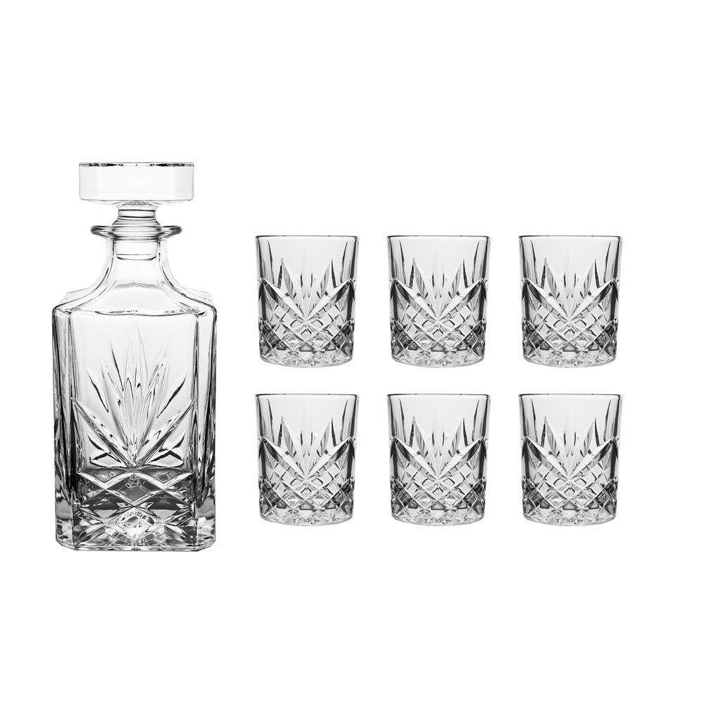 Coffret carafe avec 6 verres Gatsby Table passion - Mathon - 1