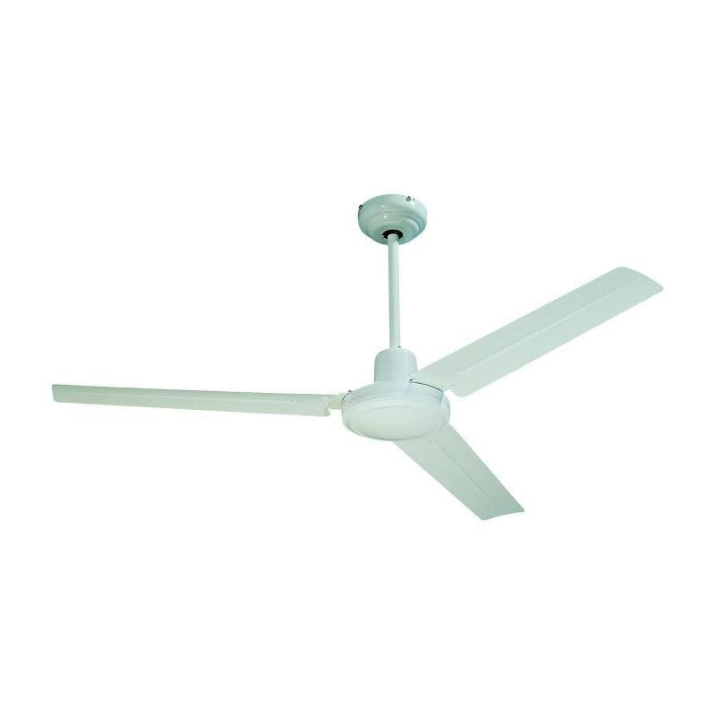Farelek - Seychelles O 122 Cm - Ventilateur De Plafond Reversible - 3 Pales Metal Laquees Blanc - 112416 Farelek - Mathon