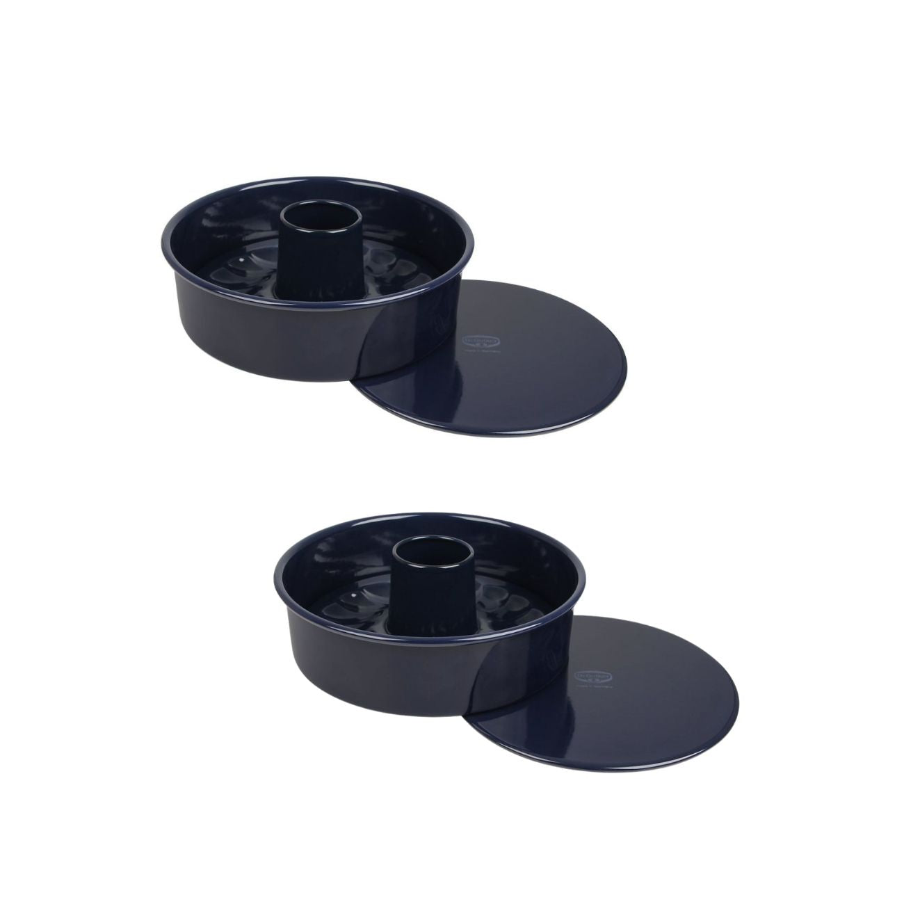 Ensemble de 2 Moules à manqué et savarin double fond 26 cm Dr. Oetker Back Liebe Dr. Oetker - Mathon - 1