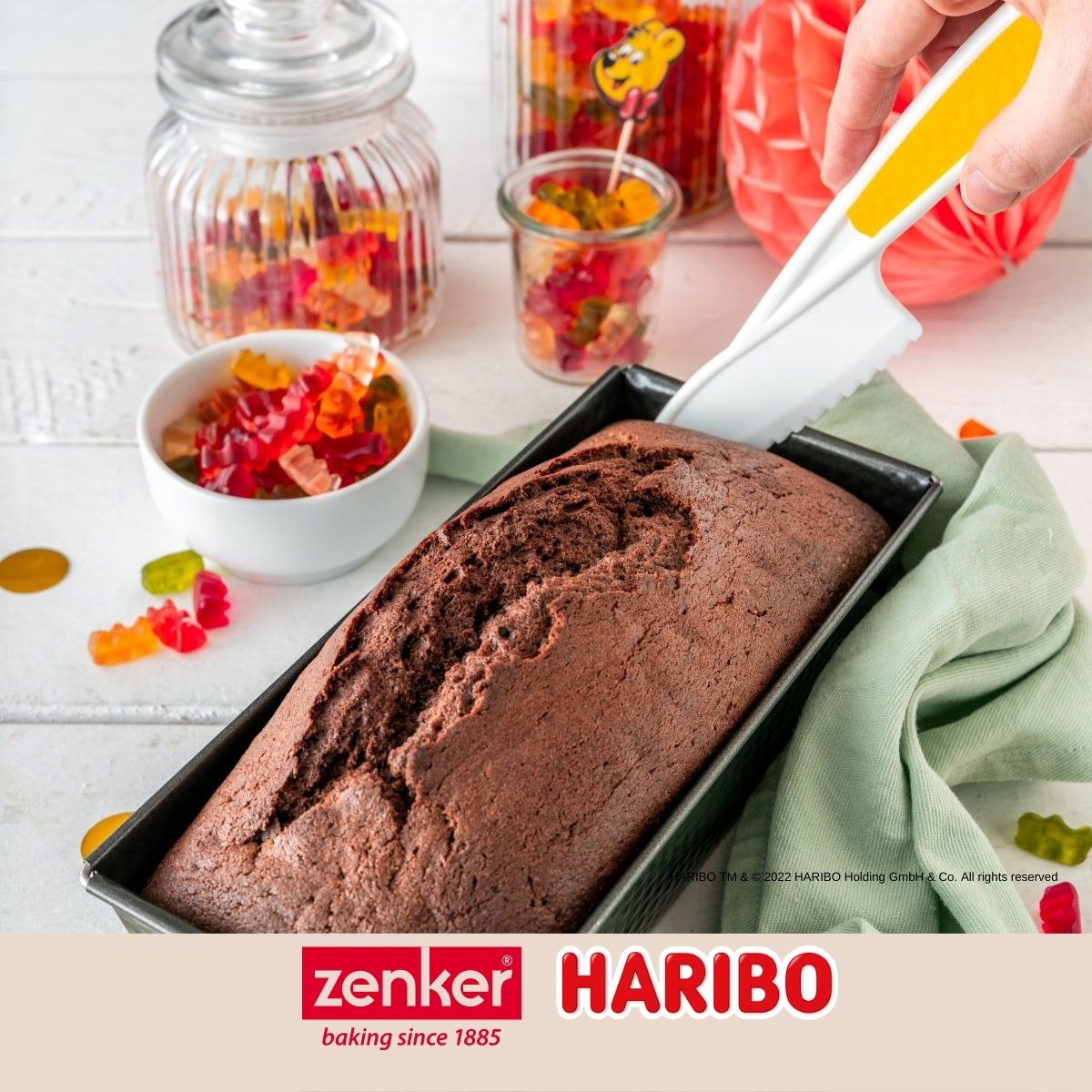 Couteau de cuisine pour enfant en plastique 22,2 cm Zenker Haribo Zenker - Mathon - 6