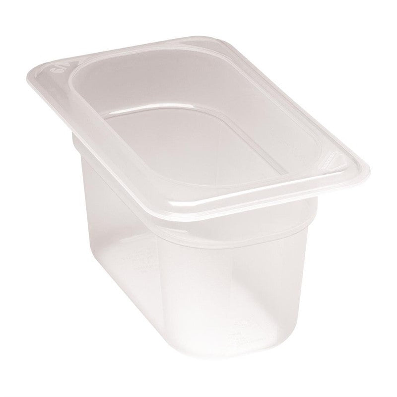Bac Polypropylène GN 1/9 - Profondeur 100 mm - Cambro - Mathon