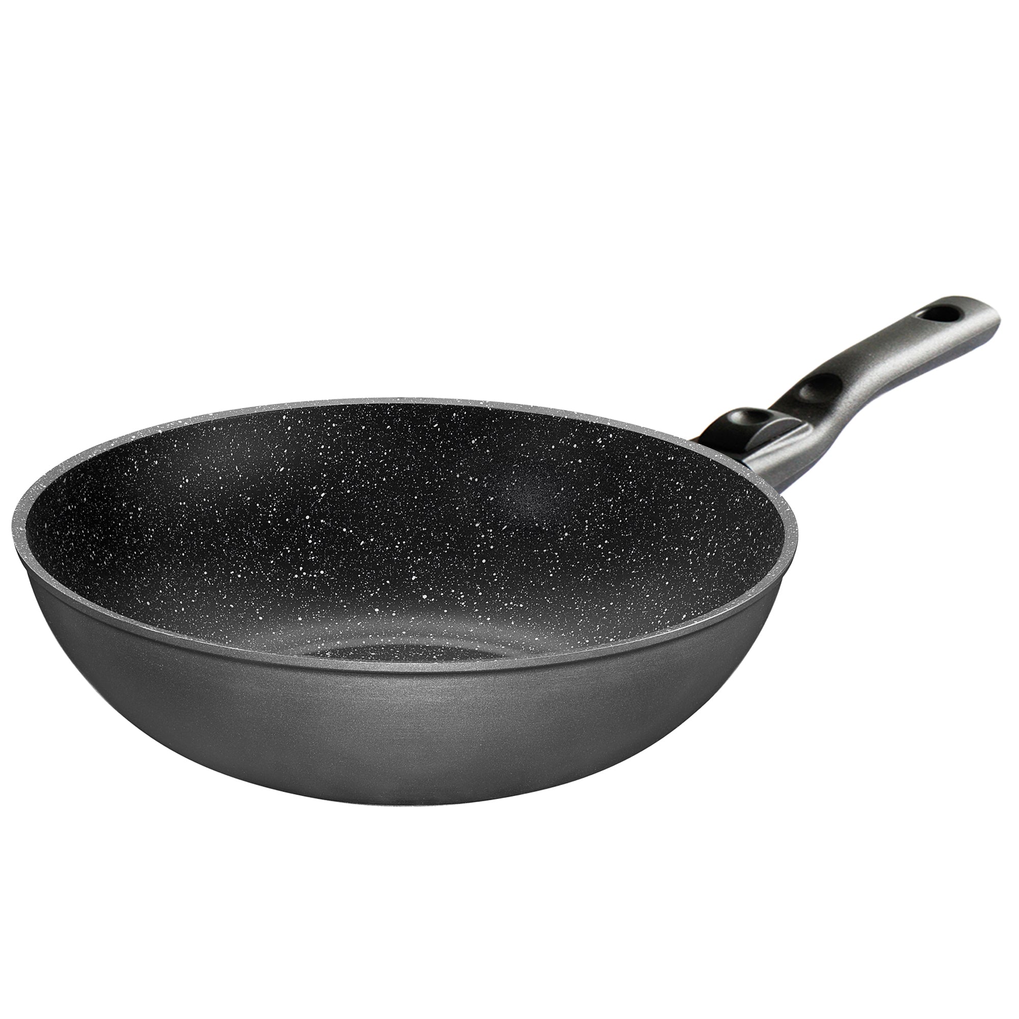 Wok 30 cm, avec poignée amovible, Made in Germany Stoneline - Mathon - 1