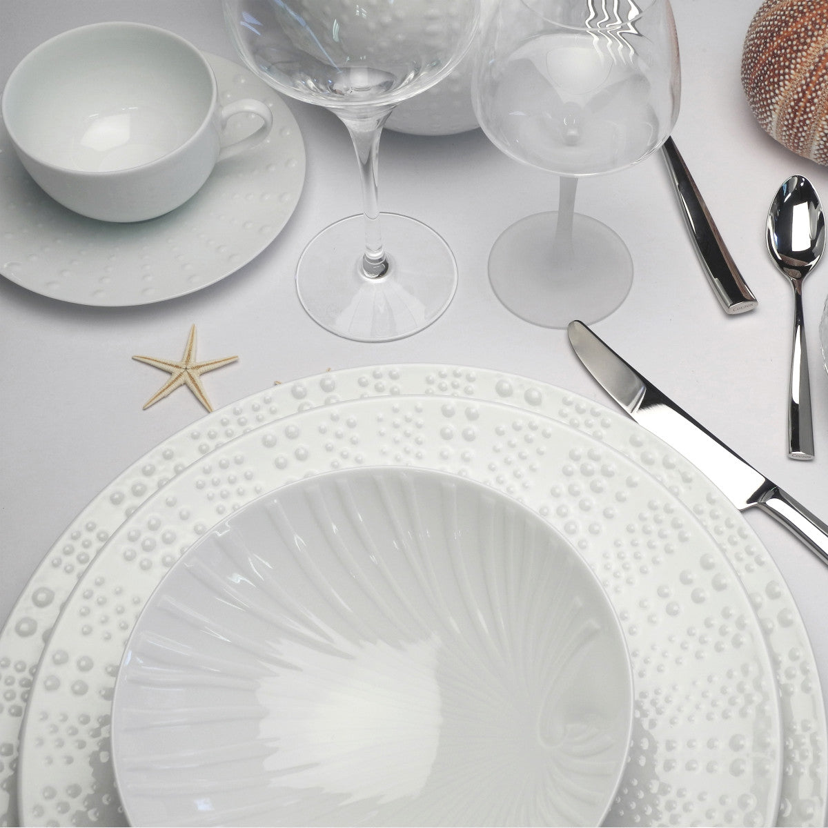 Sania Brillant - Assiette dessert 21.5 cm (lot de 6) Médard de Noblat - Mathon - 5