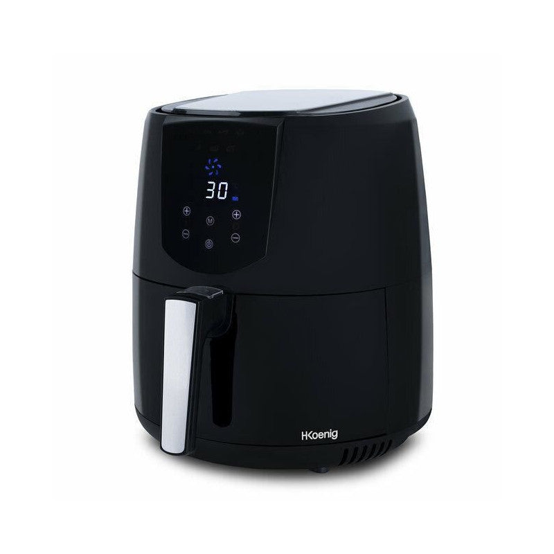 H.koenig Fry800 - Friteuse Sans Huile - 4l - 7 Programmes - 1400w - 80? A 200?c - Minuteur 60min - Arret Automatique - Noir Hkoenig - Mathon - 2