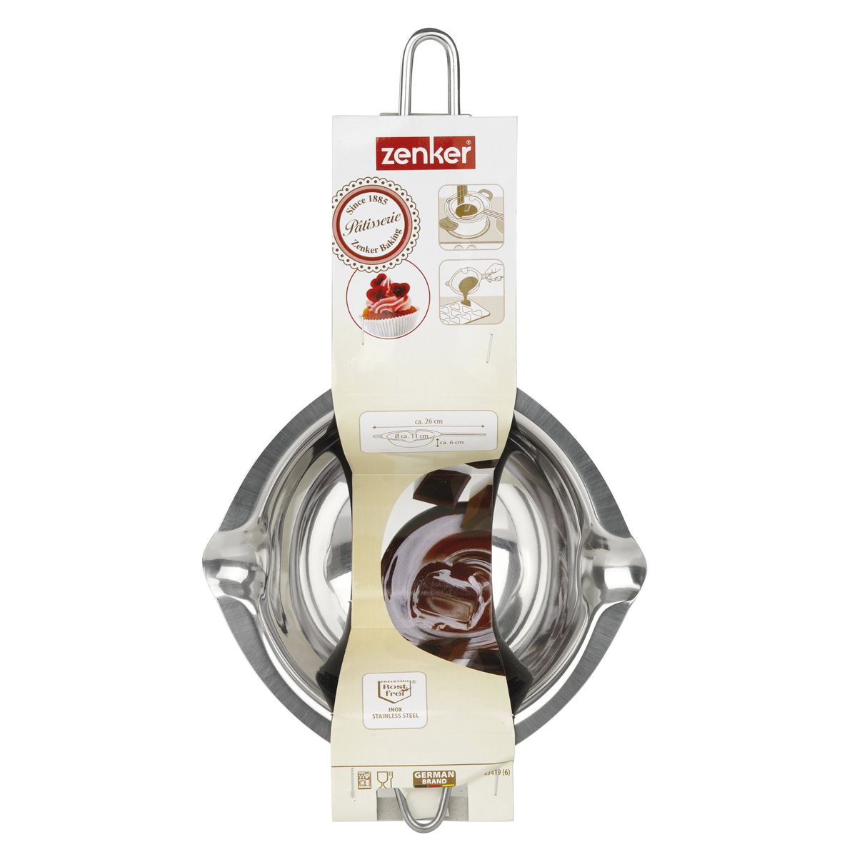 Service à bain marie 26 cm pour chocolat Zenker Zenker - Mathon - 5