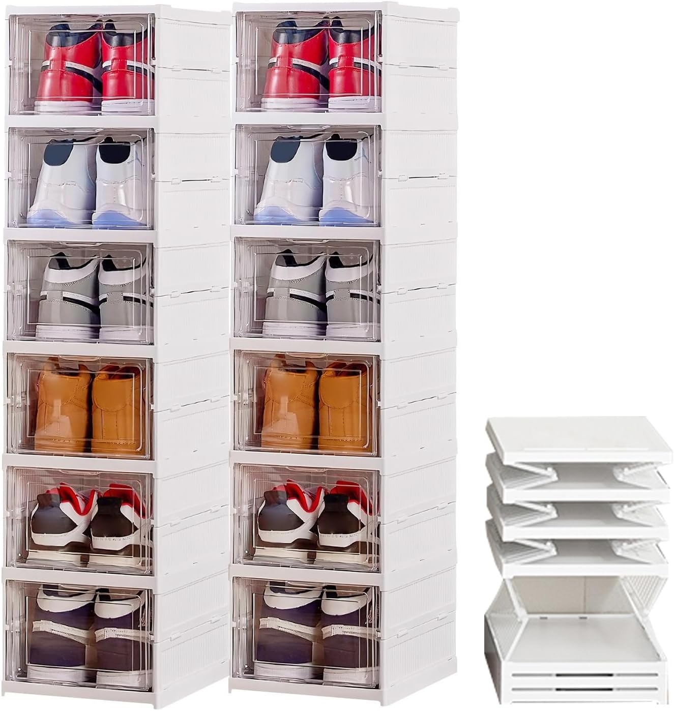 Boite a Chaussure Transparente Pliable Solide Vendos85 - Mathon